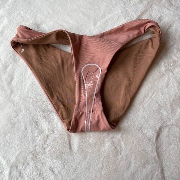 New! Free People x Kya Stella reversible bikini bottom rose sand 19059 - Picture 6 of 9